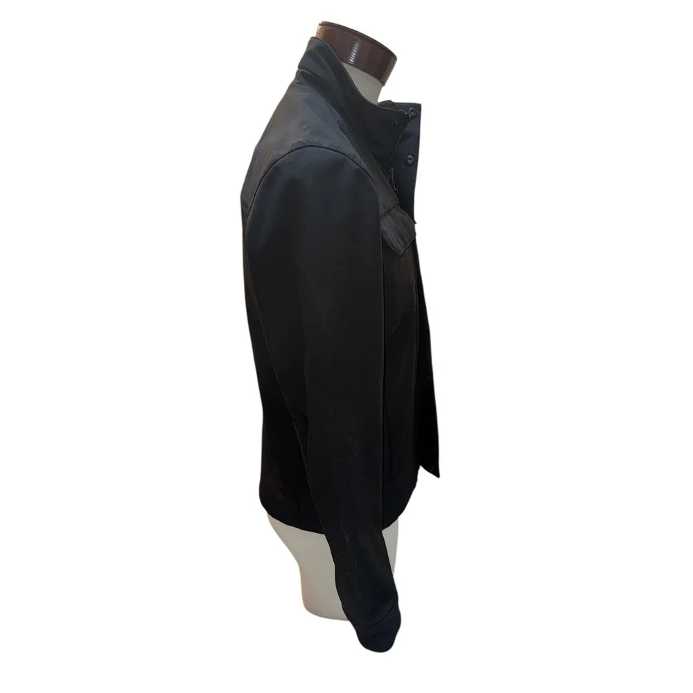 Michael Kors Men's Black Soft Shell Jacket‎ Small | Zip Front